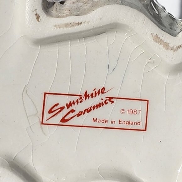 Rare-Vtg 1987--Paul Cardew-South West Ceramics-Terrier Dog with Newspaper Teapot - Picture 12 of 16